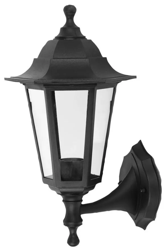 PRO ELEC Outdoor Wall Lantern, IP44, E27, Polypropylene, 250x165mm