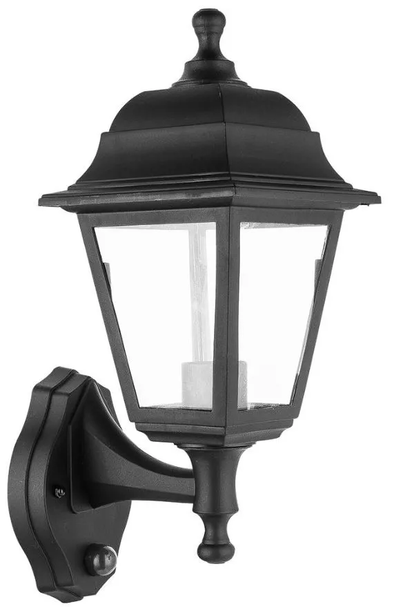 PRO ELEC Wall-Mounted Outdoor Lantern Light with Dusk-to-Dawn Sensor