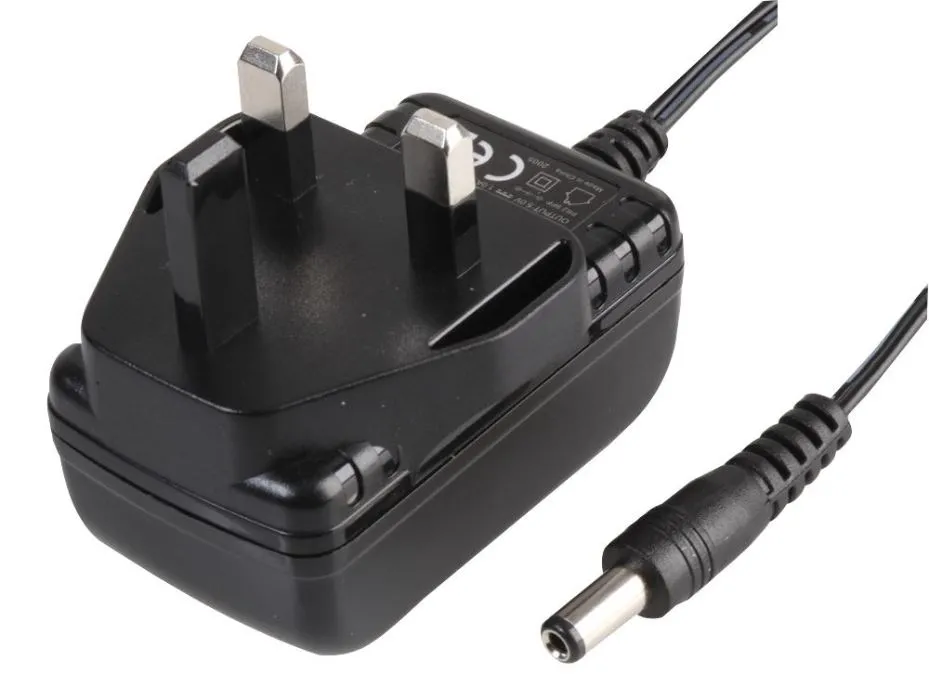 PRO ELEC 9V 1A Plug-In Power Supply, 2.5mm Plug