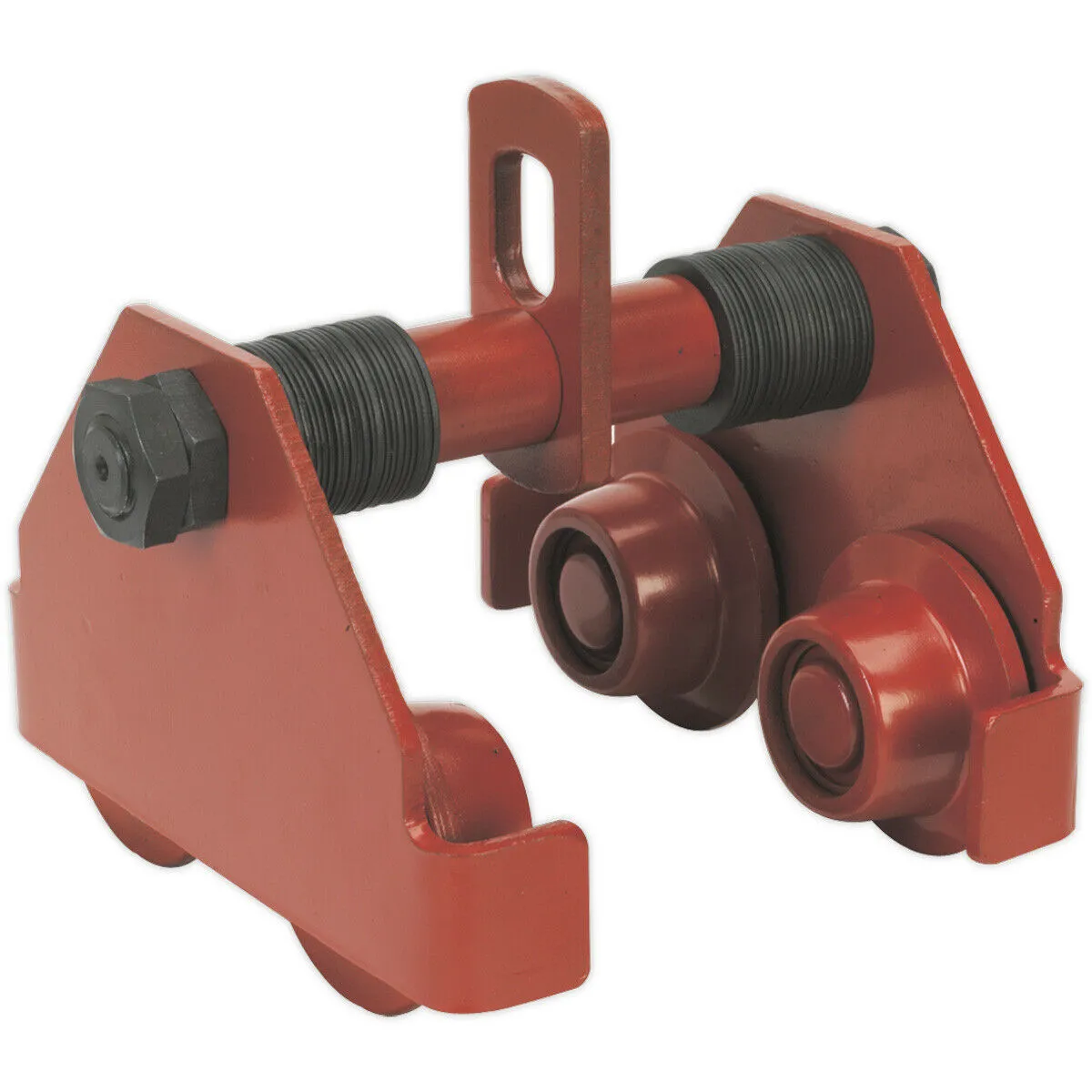 0.5 Tonne Beam Trolley - Mounted Lifting Point - I-Beam RSJ Trolley Hoist