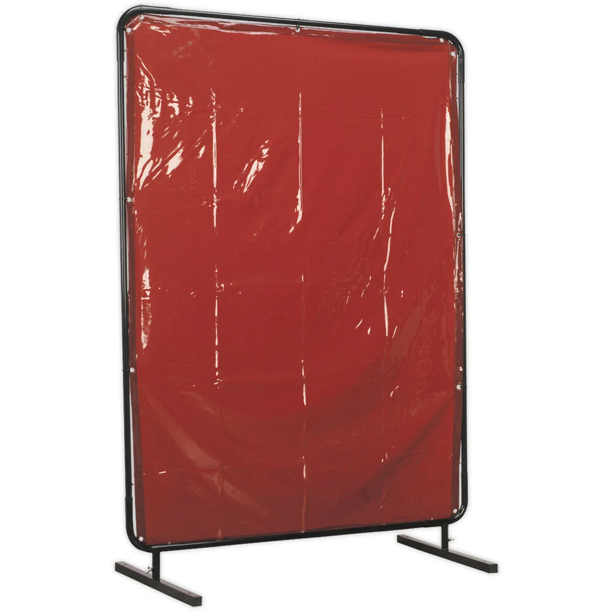 Workshop Welding Curtain & Frame - 1.3m x 1.75m - Easy Assembly - BS EN 1598