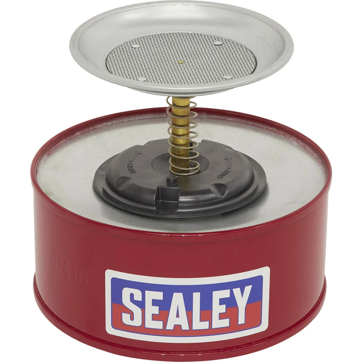 1 Litre Plunger Can - One Handed Operation - Flammable Liquid Dispenser