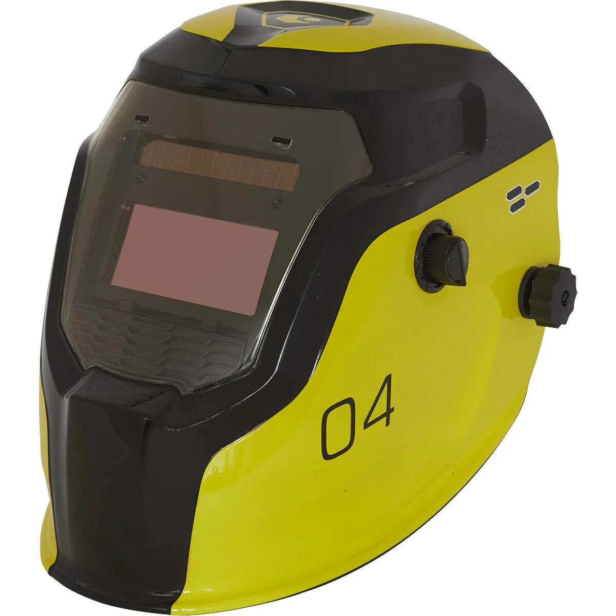 Yellow Darkening Welding Helmet - Shade Variable Control - Grinding Function