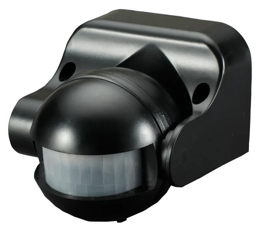 PRO ELEC Wall Mounted PIR Sensor, IP44, 12m Range