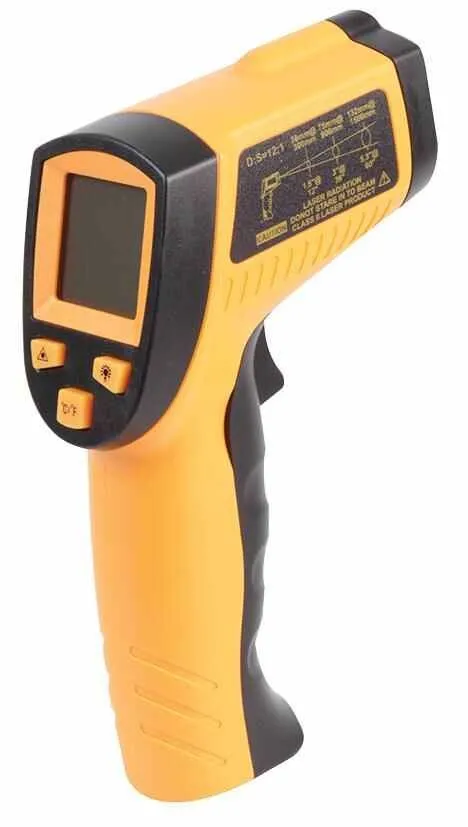 Duratool Infrared Thermometer, -50°C to 380°C Range