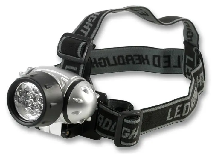 PRO ELEC LED Head Torch with 12 High-Intensity LEDs