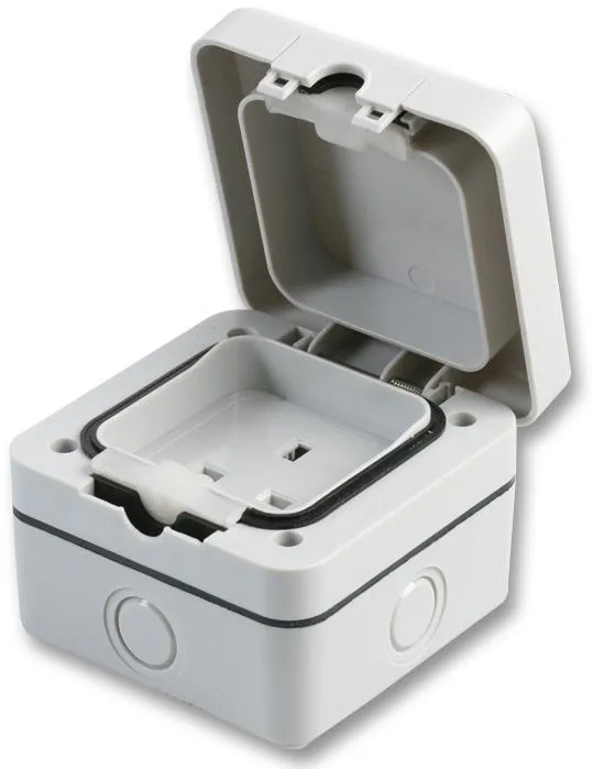 PRO ELEC Weatherproof 13A Outdoor Socket, IP66 Rated