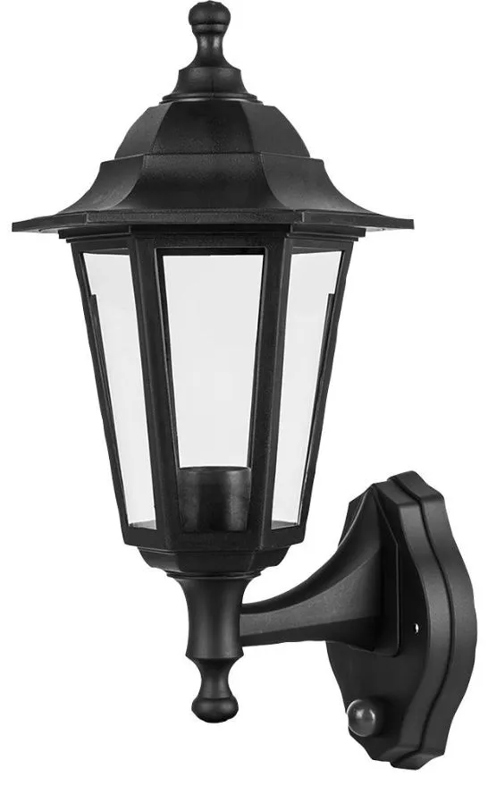 PRO ELEC Wall-Mounted Lantern Light with Dusk-to-Dawn Sensor